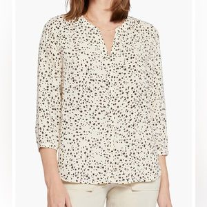 NYDJ - Pintucked Blouse Serafina NWT
